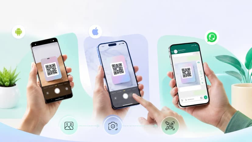 Scan QR Code From Image: Android, iPhone and WhatsApp Methods