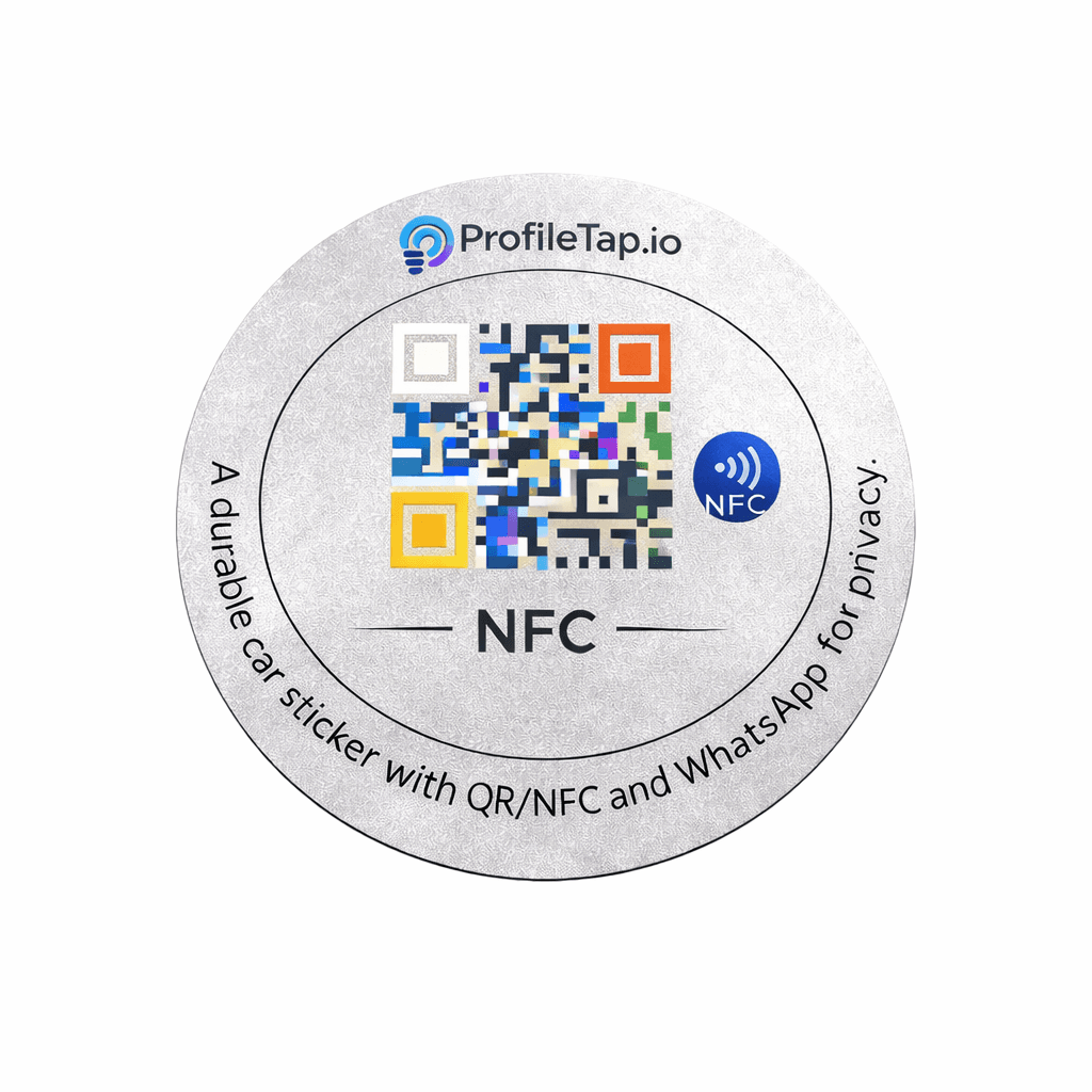 ملصق سيارة مع إخفاء المكالمات وواتساب