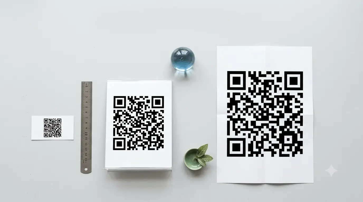 QR Code Size Guide: How Small and How Big a QR Code Can Be QR Code Size Guide: How Small and How Big a QR Code Can Be