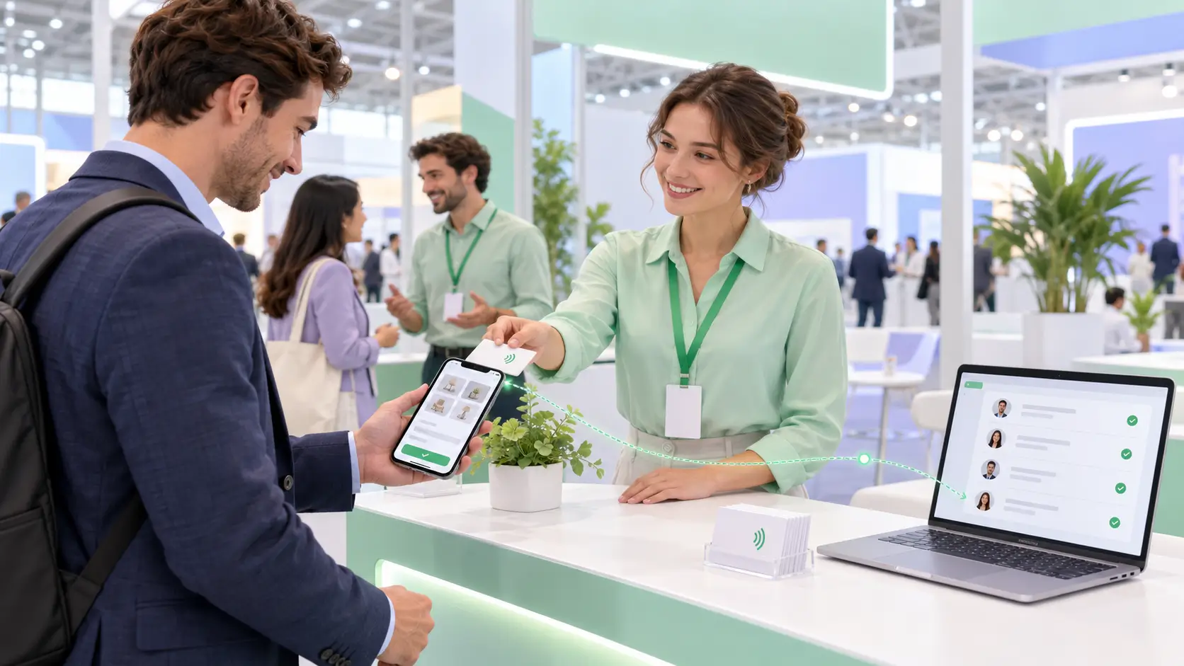 How Exhibitors Use NFC Business Cards at Trade Shows to Capture Leads How Exhibitors Use NFC Business Cards at Trade Shows to Capture Leads