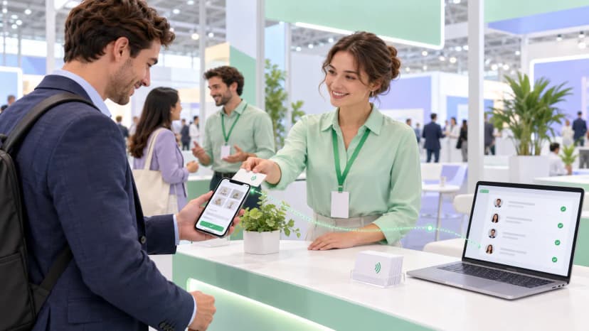 How Exhibitors Use NFC Business Cards at Trade Shows to Capture Leads How Exhibitors Use NFC Business Cards at Trade Shows to Capture Leads